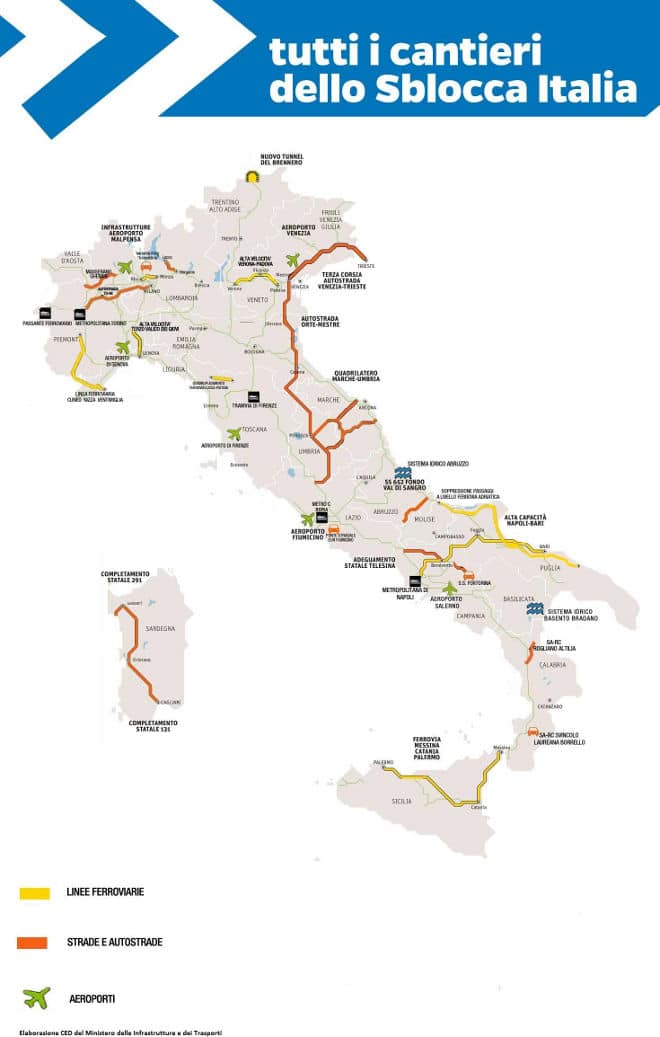 mappa cantieri