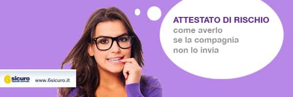 Attestato di rischio: come averlo