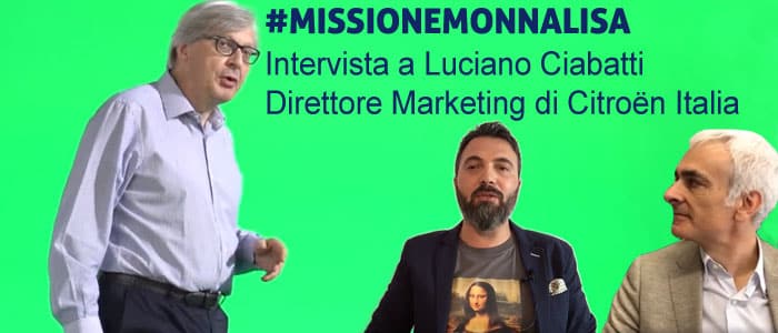 Vittorio Sgarbi in #MissioneMonnalisa: intervista a Citroën Italia