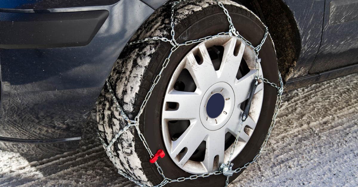 Catene da neve: obbligo, prezzi e come montarle