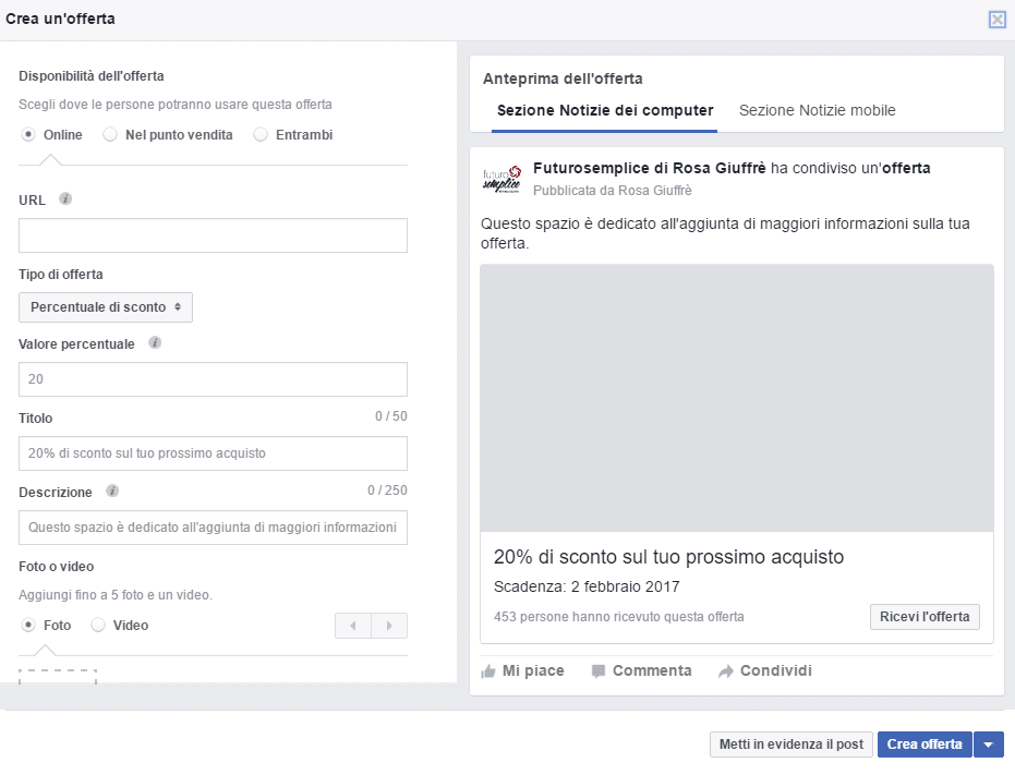 Attiva la nuova funzione vetrina di Facebook Attiva la nuova funzione vetrina di Facebook