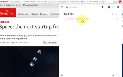 Integrare Todoist con browser, Gmail e Outlook todoist browser