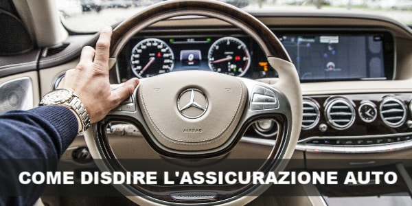 come disdire assicurazione auto