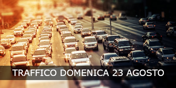 traffico domenica 23 agosto-2020