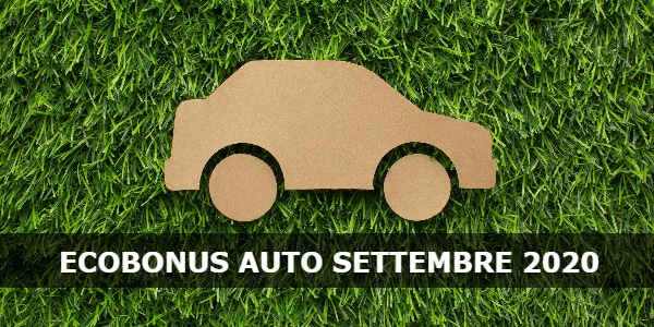 ecobonus auto settembre 2020