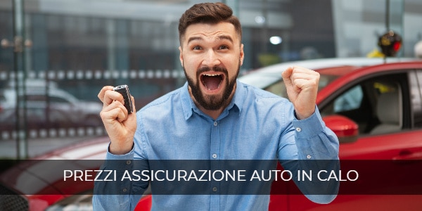 prezzi assicurazione auto in calo