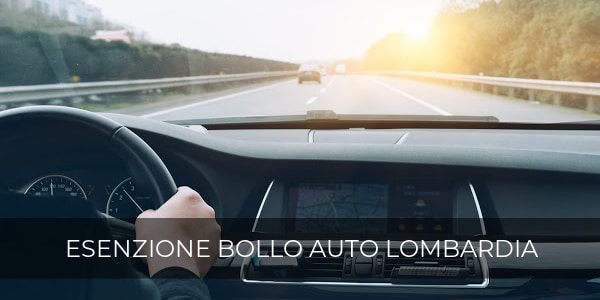 esenzione bollo auto lombardia