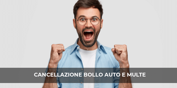 cancellazione bollo auto multe