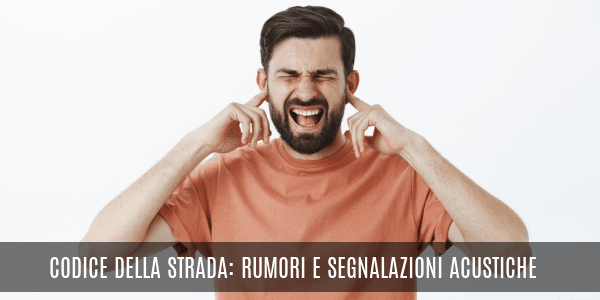 codice della strada rumori segnalazioni acustiche