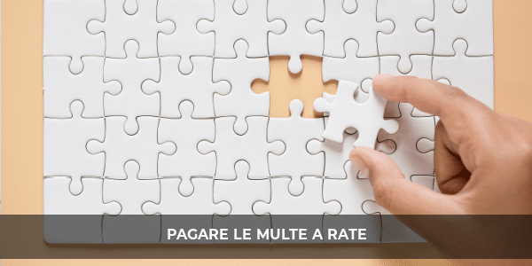 pagare multe a rate