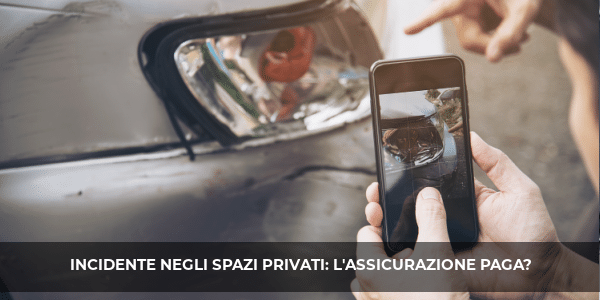 incidente spazi privati assicurazione auto