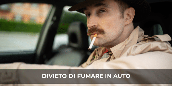 codice della strada divieto di fumo in auto