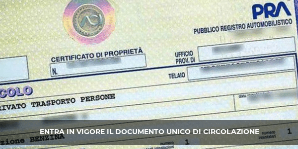 documento unico di circolazione