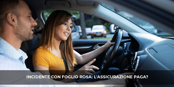 indicente foglio rosa assicurazione auto