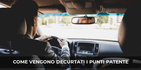 Come vengono decurtati i punti patente?