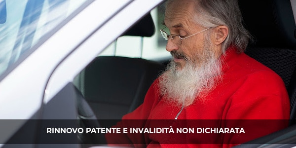 rinnovo patente invalidità non dichiarata