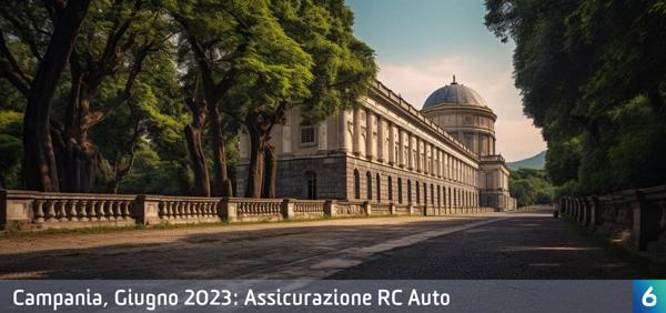 Osservatorio Prezzi Assicurazione Auto in Campania in Giugno 2023