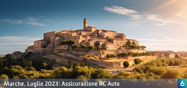 Osservatorio Prezzi Assicurazione Auto in Marche in Luglio 2023