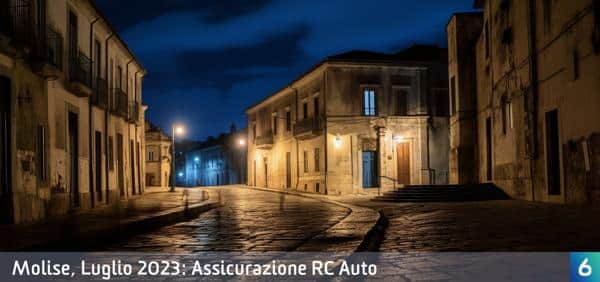 Osservatorio Prezzi Assicurazione Auto in Molise in Luglio 2023