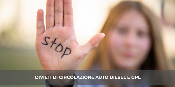 divieti circolazione auto diesel gpl