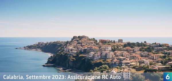 Osservatorio Prezzi Assicurazione Auto in Calabria in Settembre 2023
