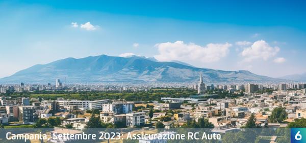 Osservatorio Prezzi Assicurazione Auto in Campania in Settembre 2023