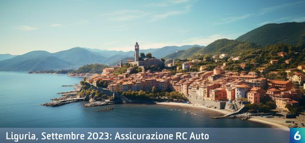 Osservatorio Prezzi Assicurazione Auto in Liguria in Settembre 2023