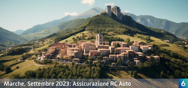 Osservatorio Prezzi Assicurazione Auto in Marche in Settembre 2023