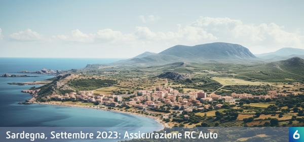Osservatorio Prezzi Assicurazione Auto in Sardegna in Settembre 2023