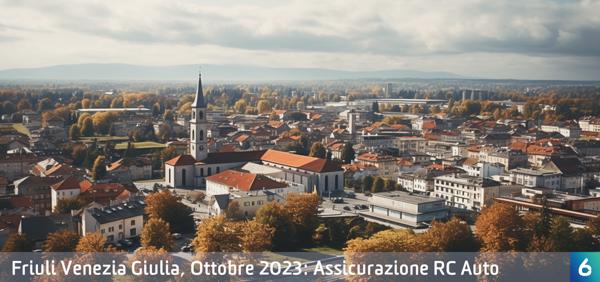 Osservatorio Prezzi Assicurazione Auto in Friuli Venezia Giulia in Ottobre 2023