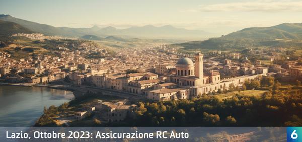 Osservatorio Prezzi Assicurazione Auto in Lazio in Ottobre 2023