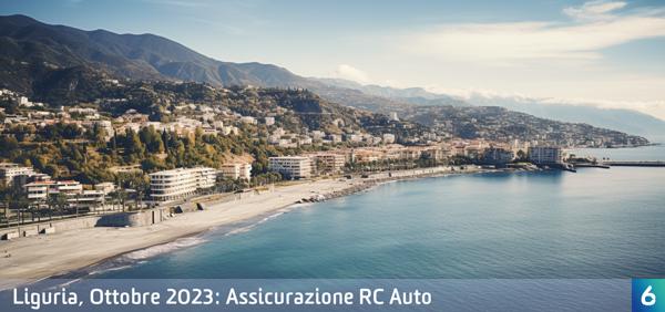 Osservatorio Prezzi Assicurazione Auto in Liguria in Ottobre 2023