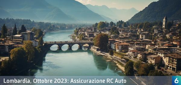 Osservatorio Prezzi Assicurazione Auto in Lombardia in Ottobre 2023