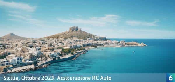 Osservatorio Prezzi Assicurazione Auto in Sicilia in Ottobre 2023