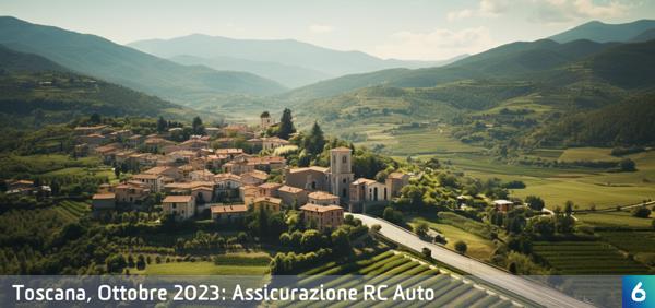 Osservatorio Prezzi Assicurazione Auto in Toscana in Ottobre 2023