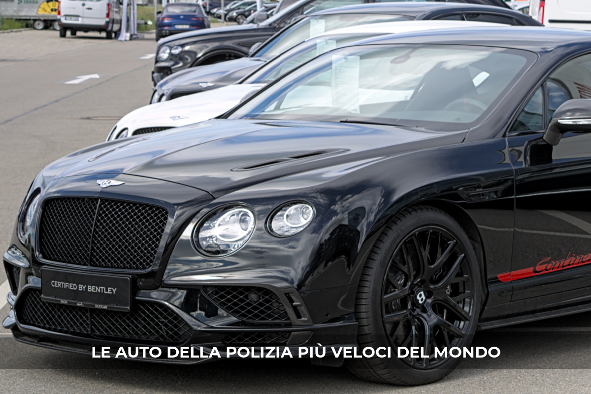 Le 10 auto della Polizia più veloci che pattugliano le strade del mondo