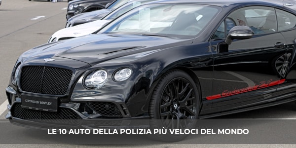 le 10 auto polizia più veloci del mondo