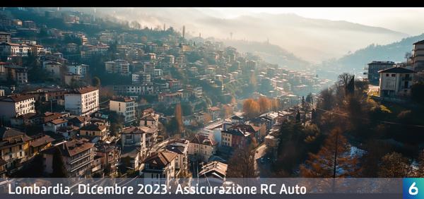 Osservatorio Prezzi Assicurazione Auto in Lombardia in Dicembre 2023
