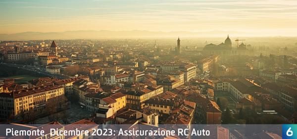 Osservatorio Prezzi Assicurazione Auto in Piemonte in Dicembre 2023