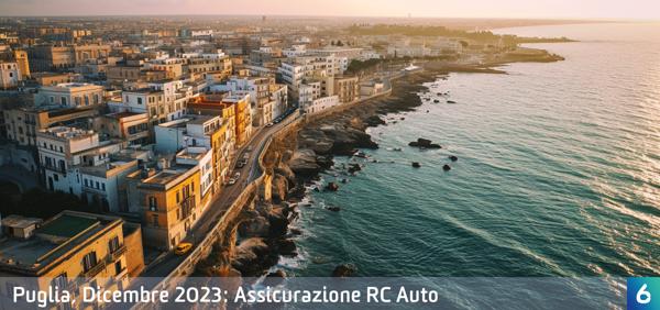Osservatorio Prezzi Assicurazione Auto in Puglia in Dicembre 2023