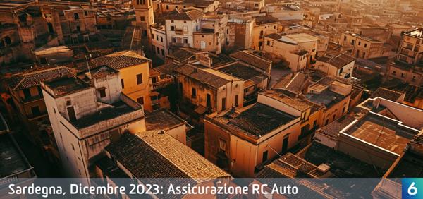 Osservatorio Prezzi Assicurazione Auto in Sardegna in Dicembre 2023