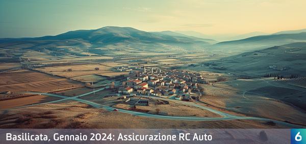Osservatorio Prezzi Assicurazione Auto in Basilicata in Gennaio 2024