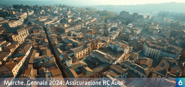Osservatorio Prezzi Assicurazione Auto in Marche in Gennaio 2024