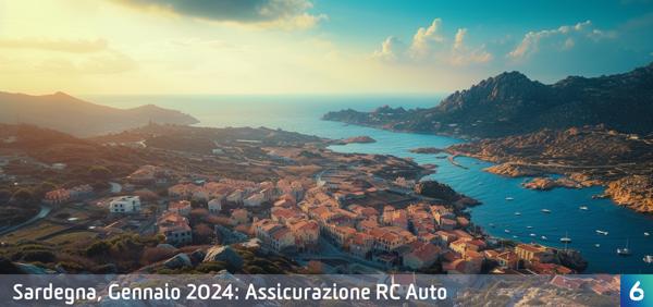 Osservatorio Prezzi Assicurazione Auto in Sardegna in Gennaio 2024