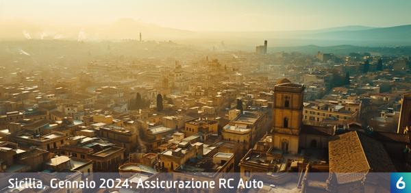Osservatorio Prezzi Assicurazione Auto in Sicilia in Gennaio 2024