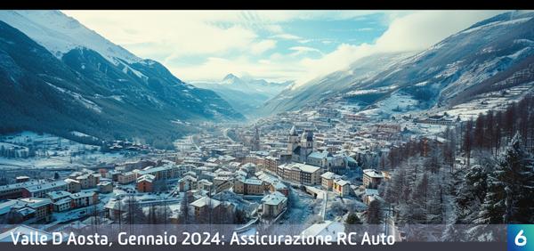 Osservatorio Prezzi Assicurazione Auto in Valle D Aosta in Gennaio 2024