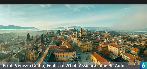 Osservatorio Prezzi Assicurazione Auto in Friuli Venezia Giulia in Febbraio 2024
