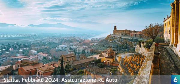 Osservatorio Prezzi Assicurazione Auto in Sicilia in Febbraio 2024