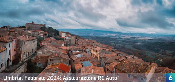 Osservatorio Prezzi Assicurazione Auto in Umbria in Febbraio 2024