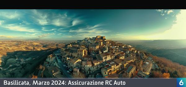 Osservatorio Prezzi Assicurazione Auto in Basilicata in Marzo 2024